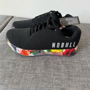 NOBULL pride art work black training shoes size 10